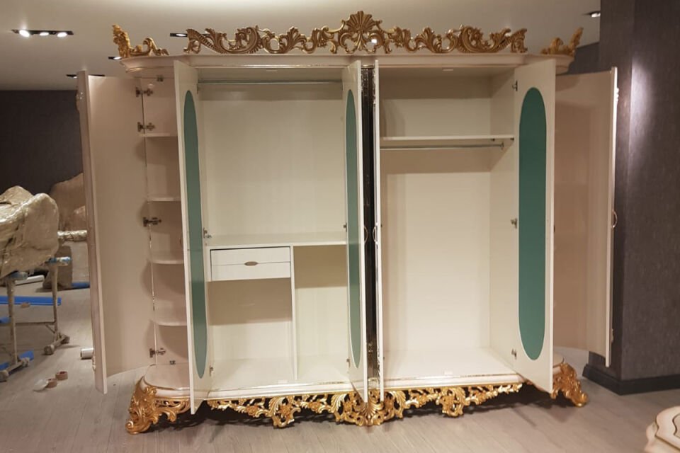 Imparator Krem Klasik Yatak Odası