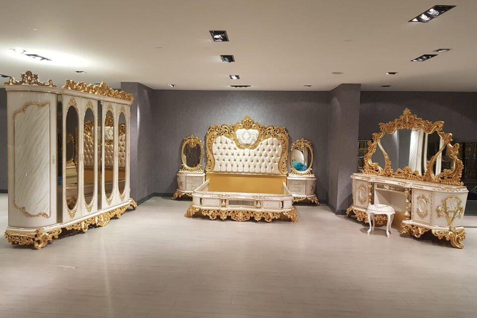 Imparator Krem Klasik Yatak Odası