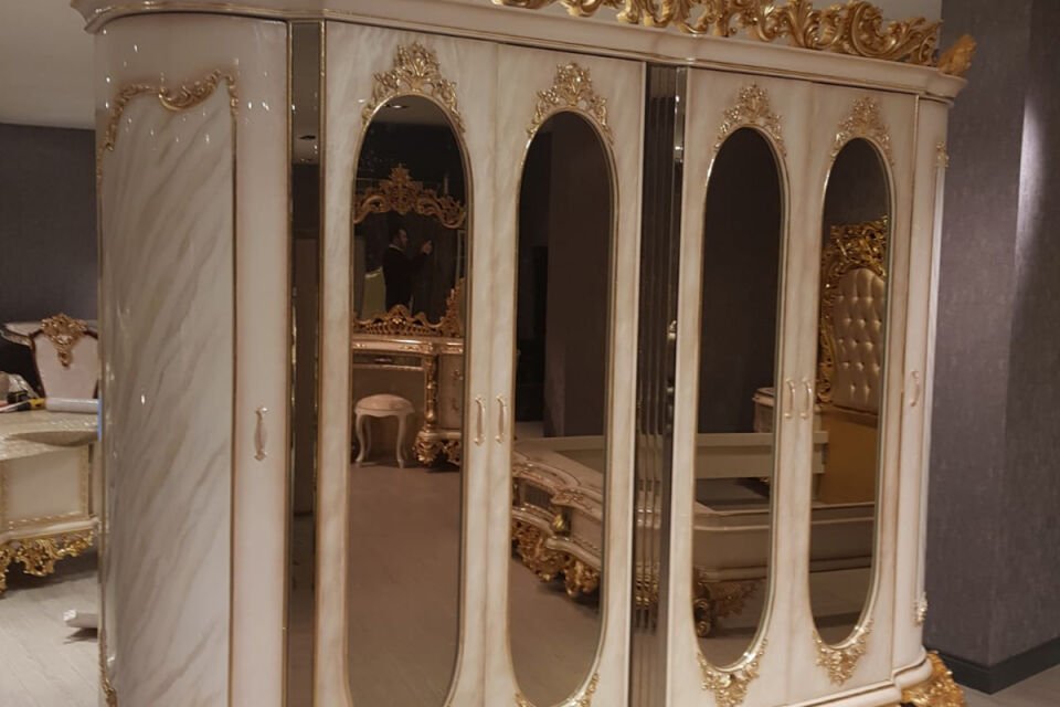 Imparator Krem Klasik Yatak Odası