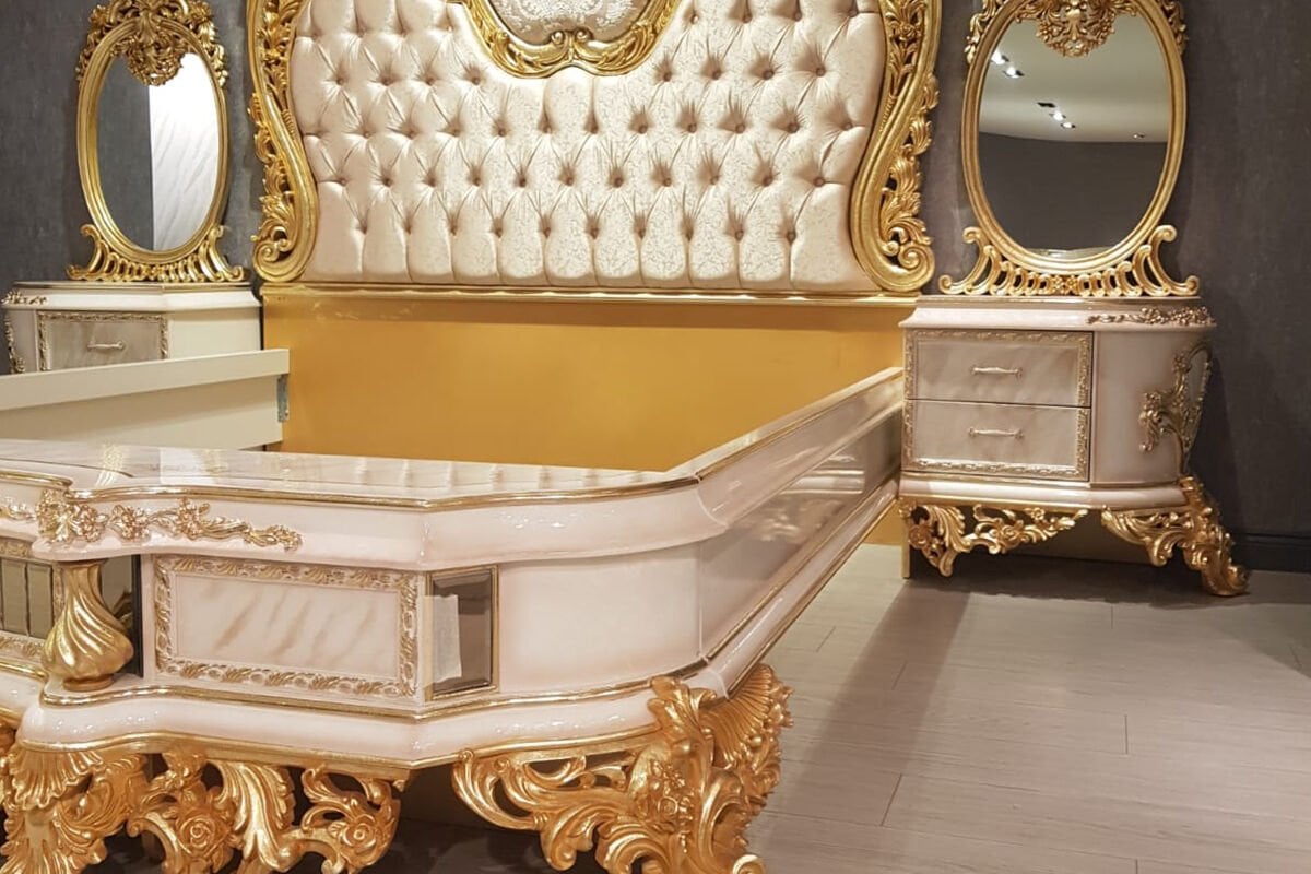 Imparator Krem Klasik Yatak Odası