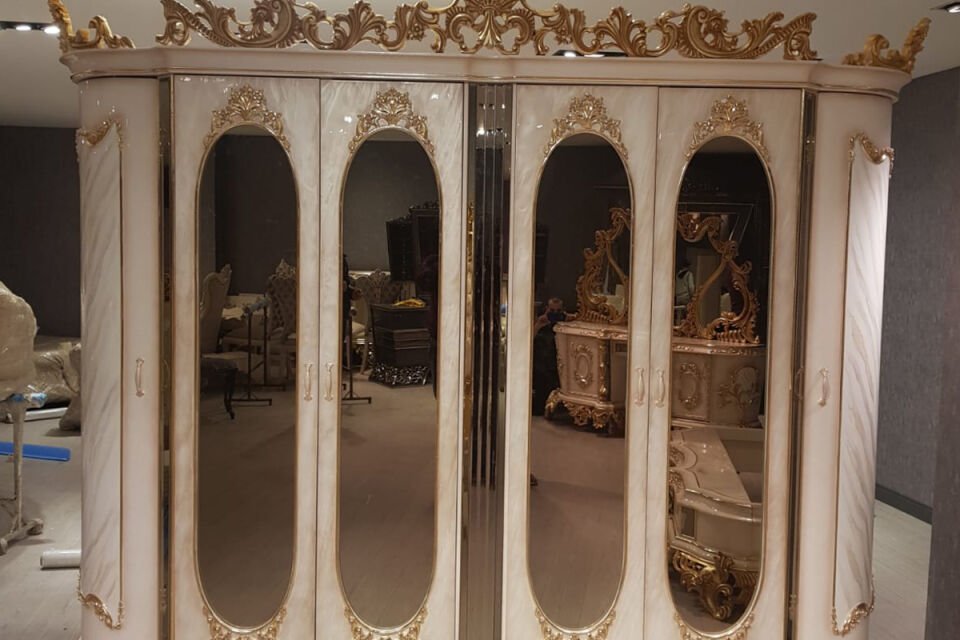 Imparator Krem Klasik Yatak Odası