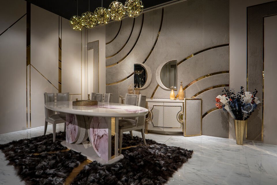 Bendy Luxury Dining Room