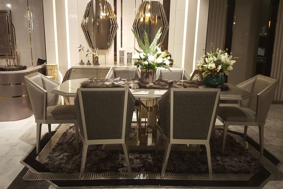 Lotus Lüks Yemek Odası