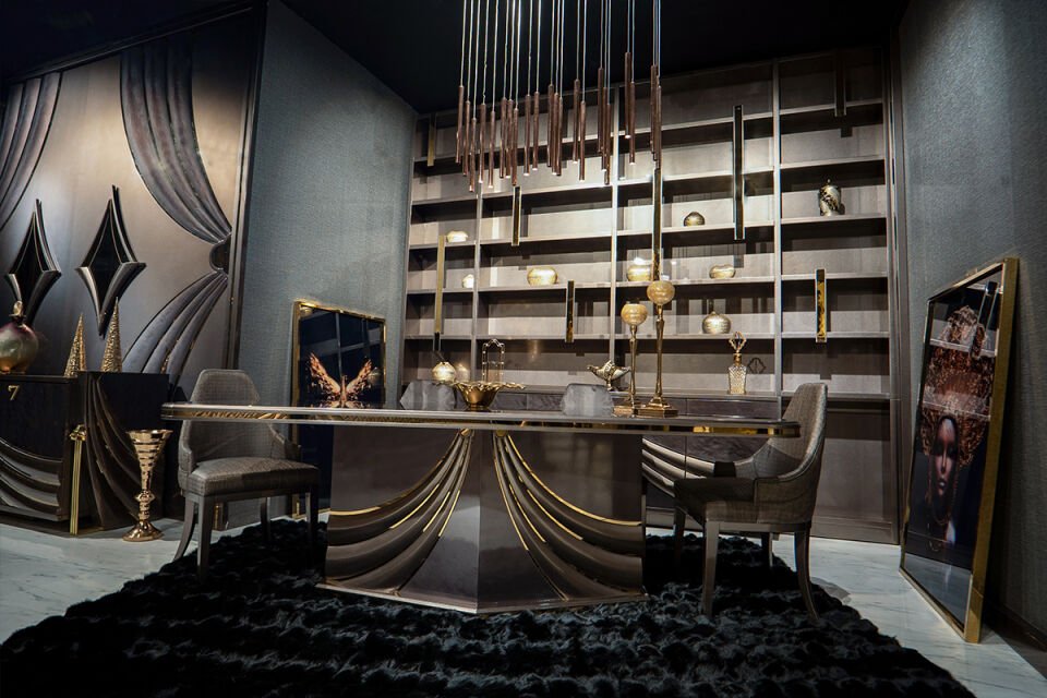Shawl Luxury Dining Room