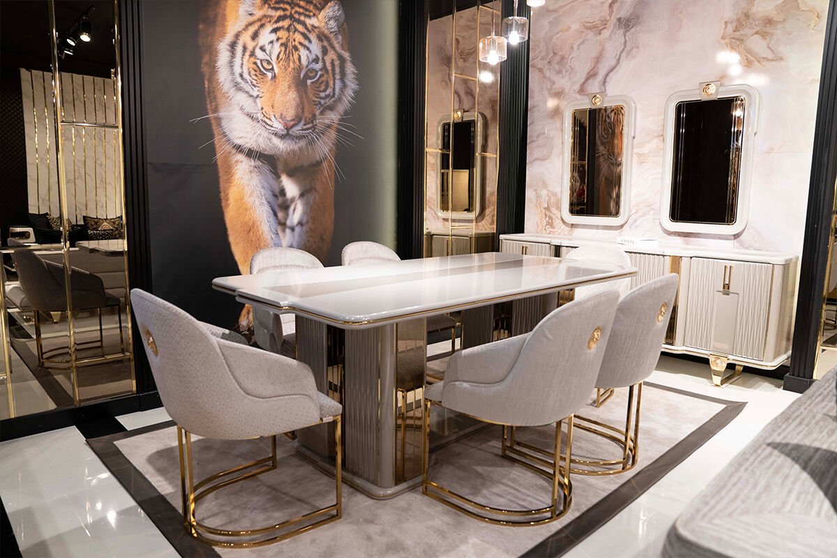 Versace Lüks Yemek Odası
