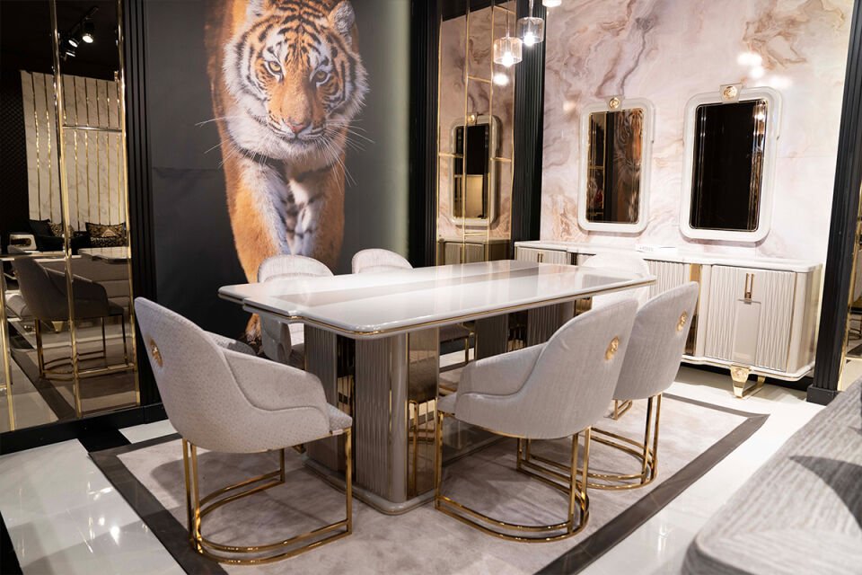 Versace Lüks Yemek Odası
