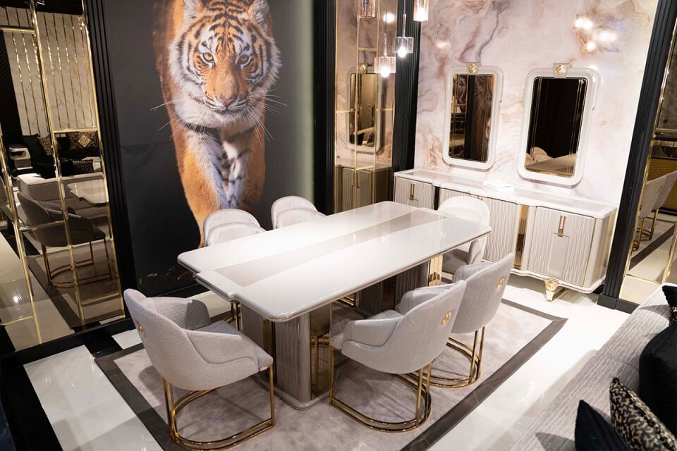 Versace Lüks Yemek Odası