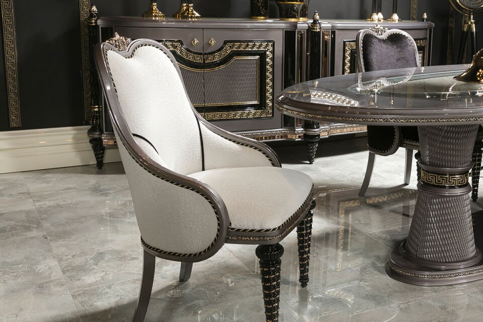 Versace Klasik Yemek Odası