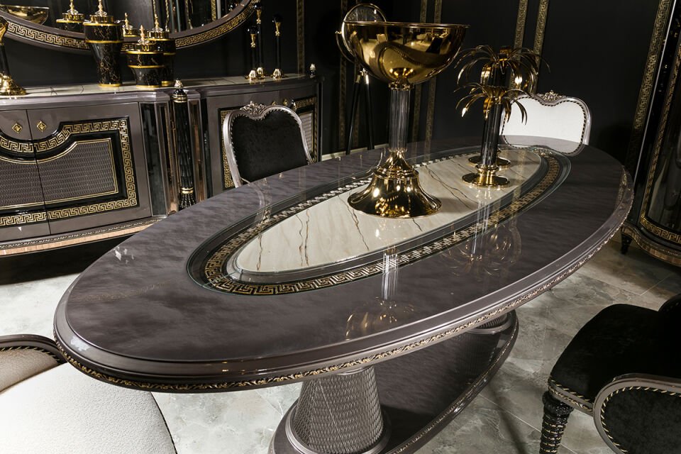 Versace Klasik Yemek Odası