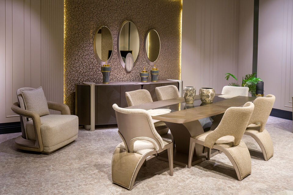 Fendi Modern Yemek Odası