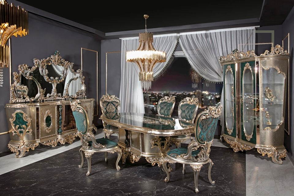 Emperor Green Classic Dining Room