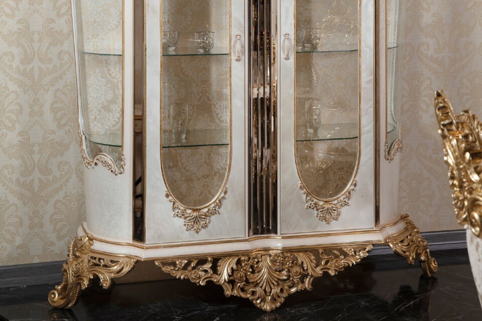 Imparator Krem Klasik Yemek Odası