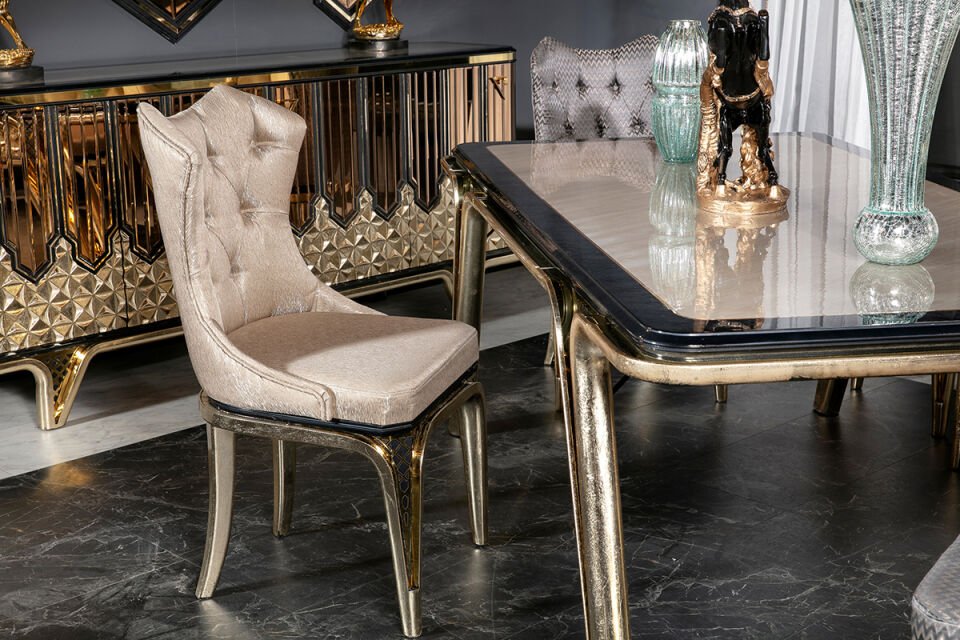 Mercan Altın Lüks Yemek Odası