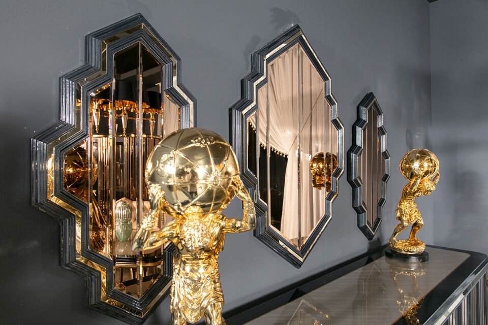 Mercan Altın Lüks Yemek Odası