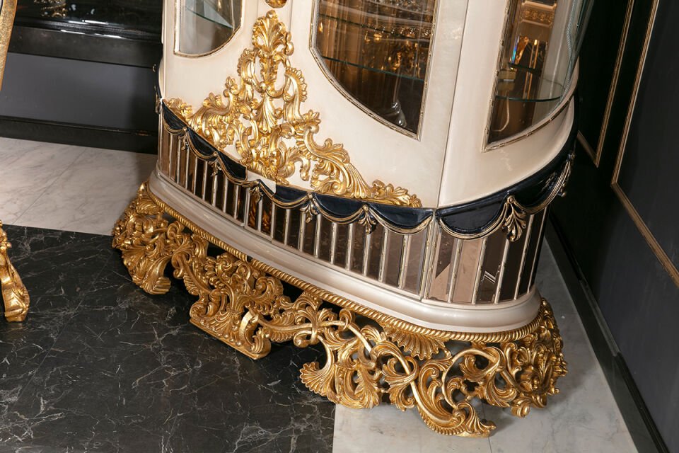 Tac Mahal Mavi Klasik Yemek Odası