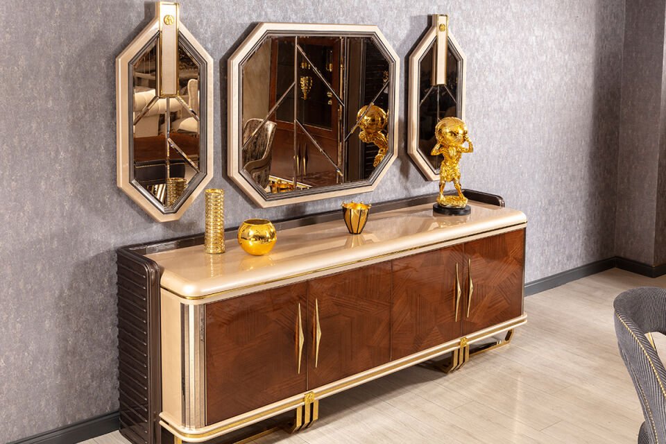 Versace Lüks Yemek Odası