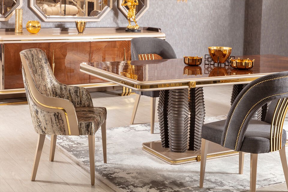 Versace Lüks Yemek Odası