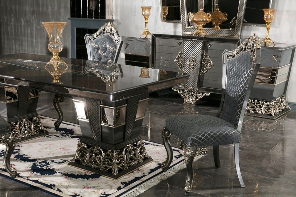 Zümrüt Klasik Yemek Odası