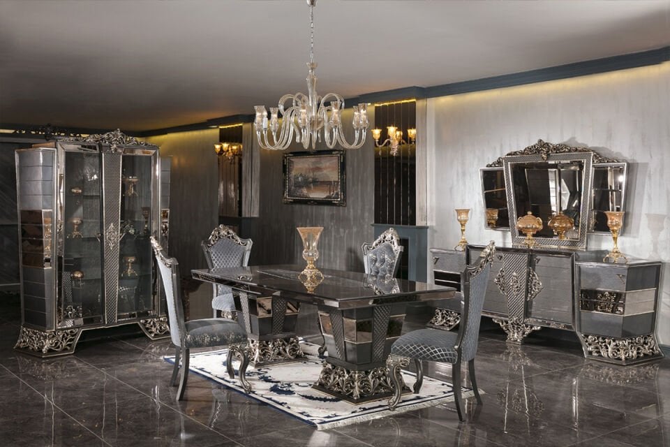 Zümrüt Klasik Yemek Odası