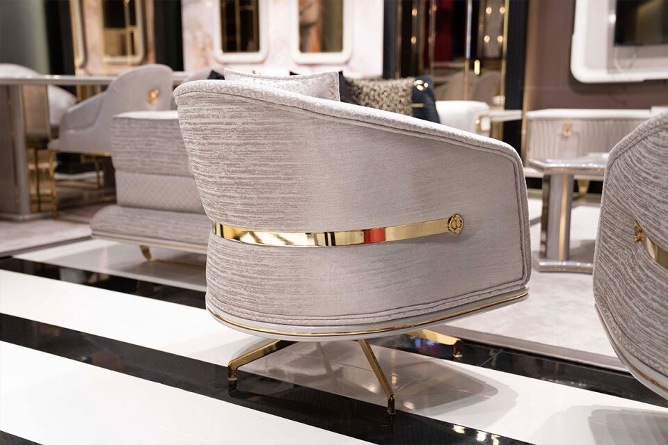 Versace Lüks Koltuk Takımı
