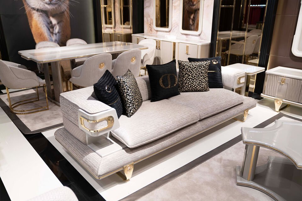 Versace Lüks Koltuk Takımı