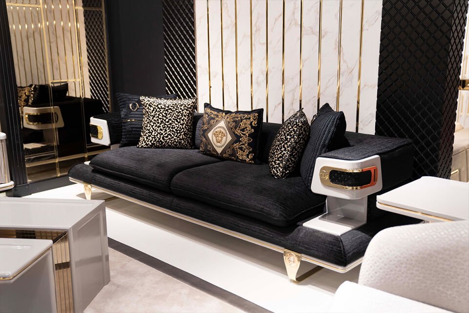 Versace Lüks Koltuk Takımı