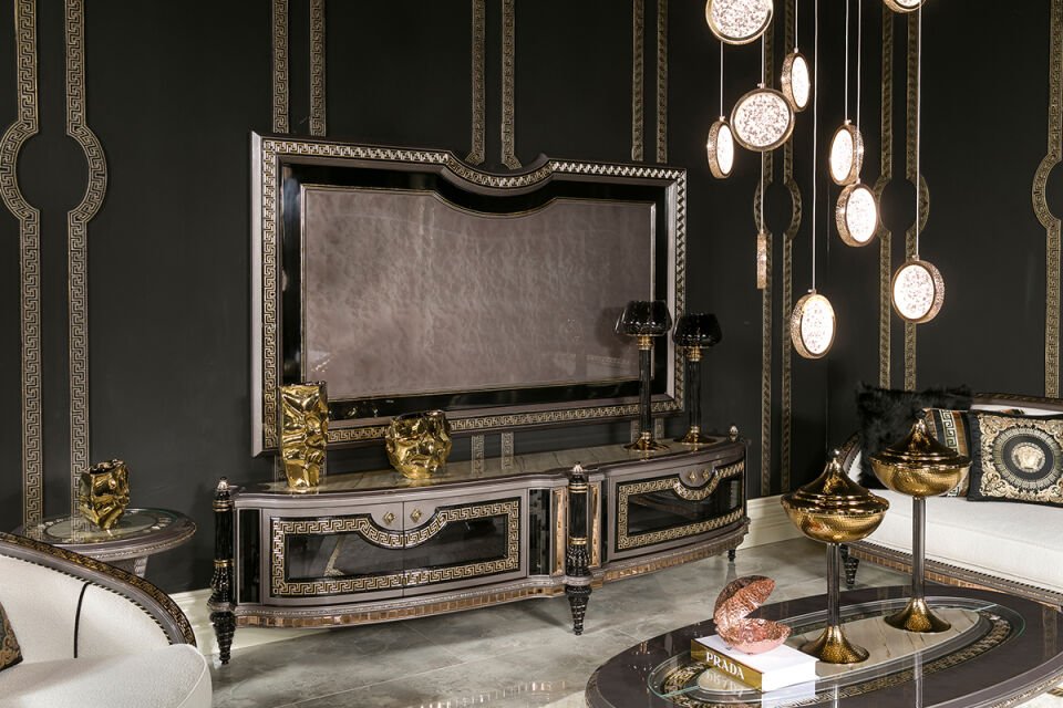 Versace Lüks Koltuk Takımı