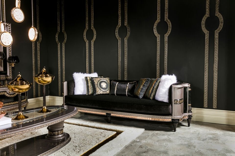 Versace Lüks Koltuk Takımı