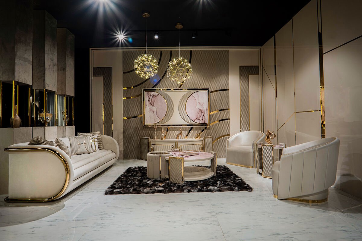 Biegsames Luxus-Sofa-Set