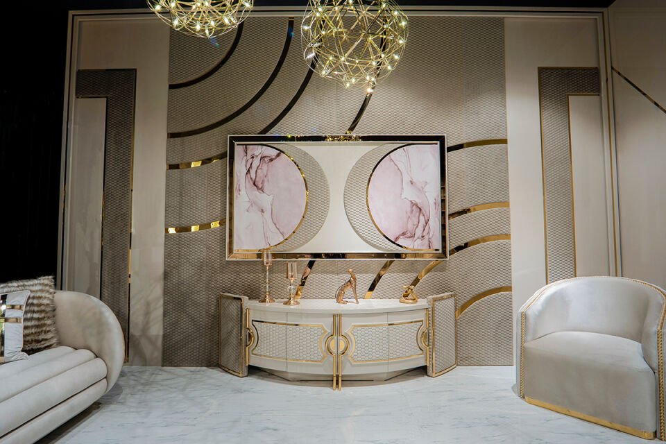 Biegsames Luxus-Sofa-Set