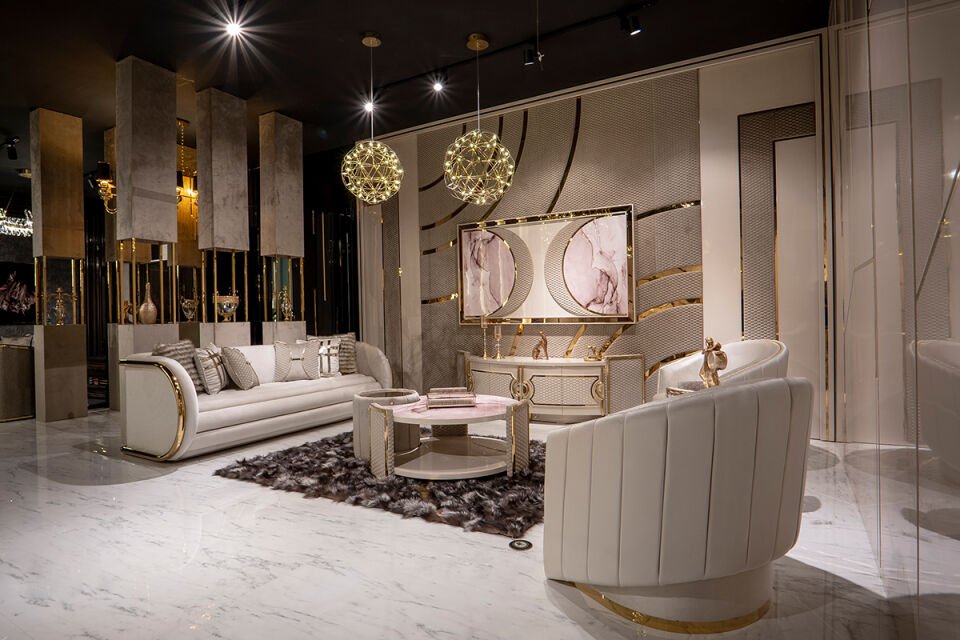 Biegsames Luxus-Sofa-Set