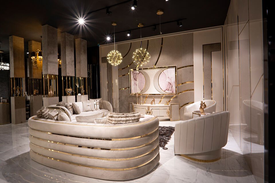 Biegsames Luxus-Sofa-Set