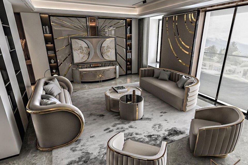 Render Lüks Koltuk Takımı