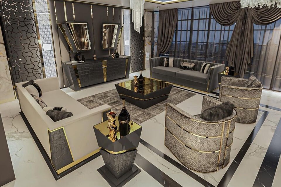 Render Lüks Koltuk Takımı