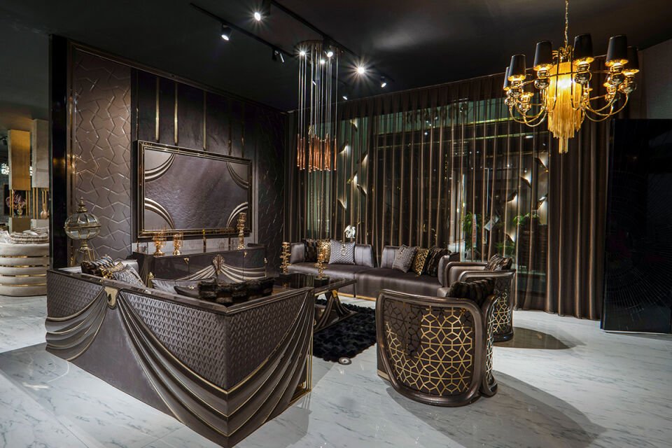 Shawl Luxury Sofa Set