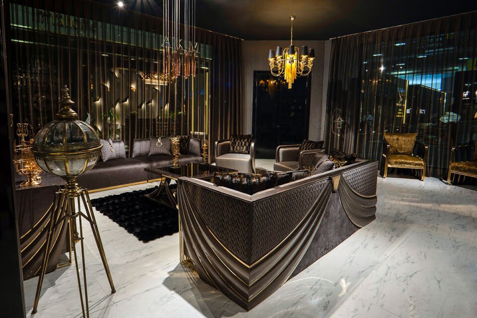 Shawl Luxury Sofa Set