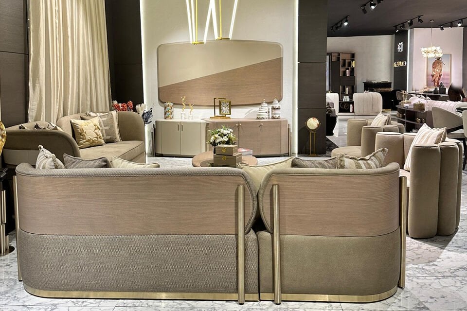 Modernes Sofa-Set mit Violine