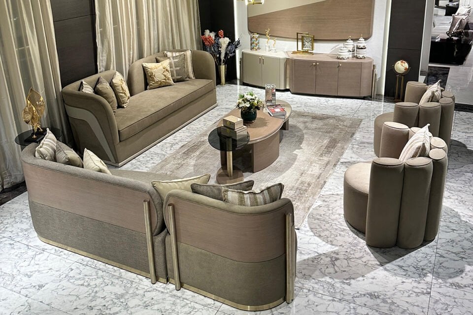 Modernes Sofa-Set mit Violine