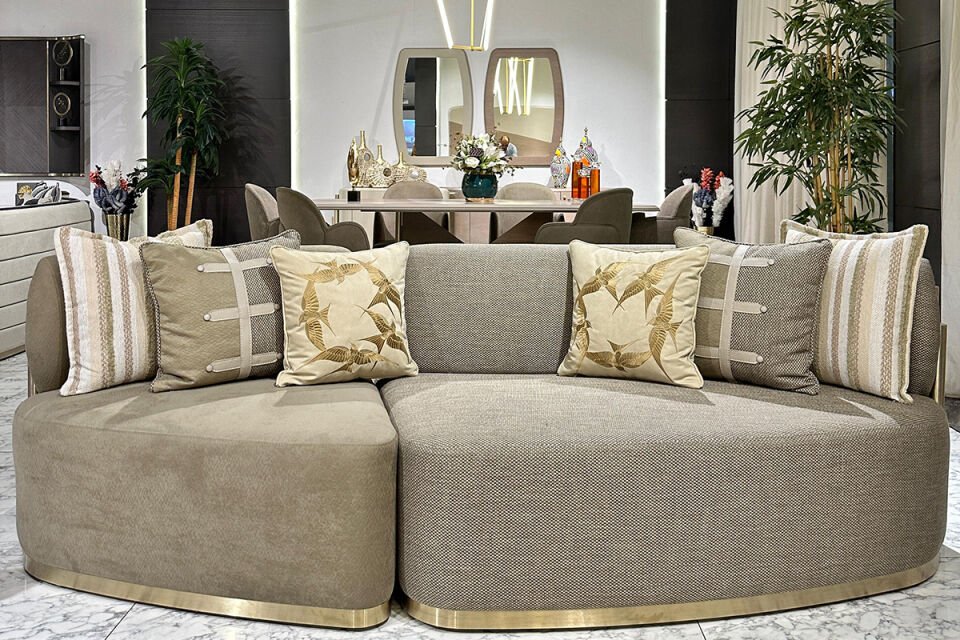 Modernes Sofa-Set mit Violine
