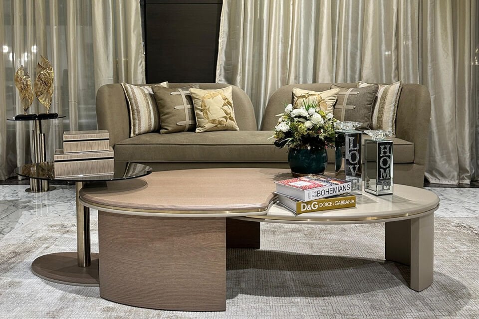 Modernes Sofa-Set mit Violine