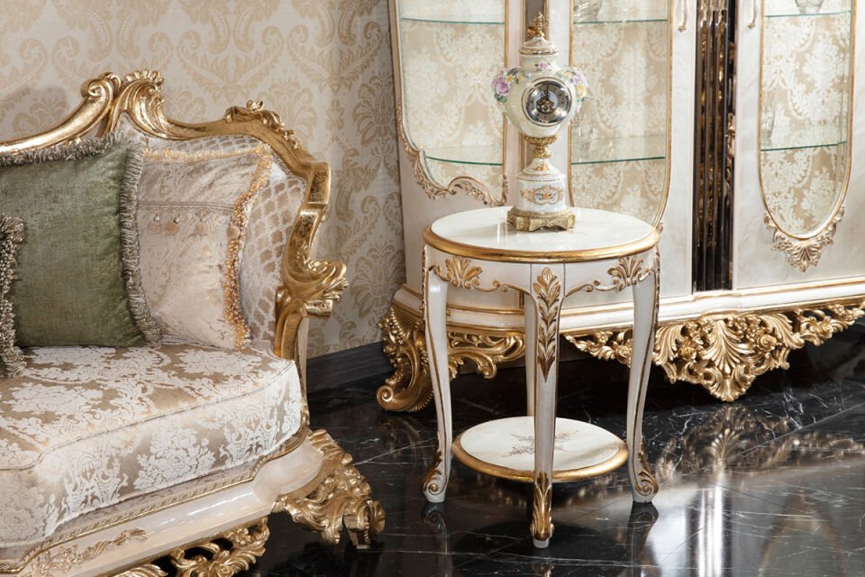 Klassisches Sofa-Set Emperor Cream