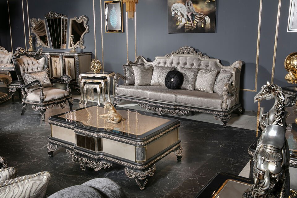 Inci Classic Sofa Set