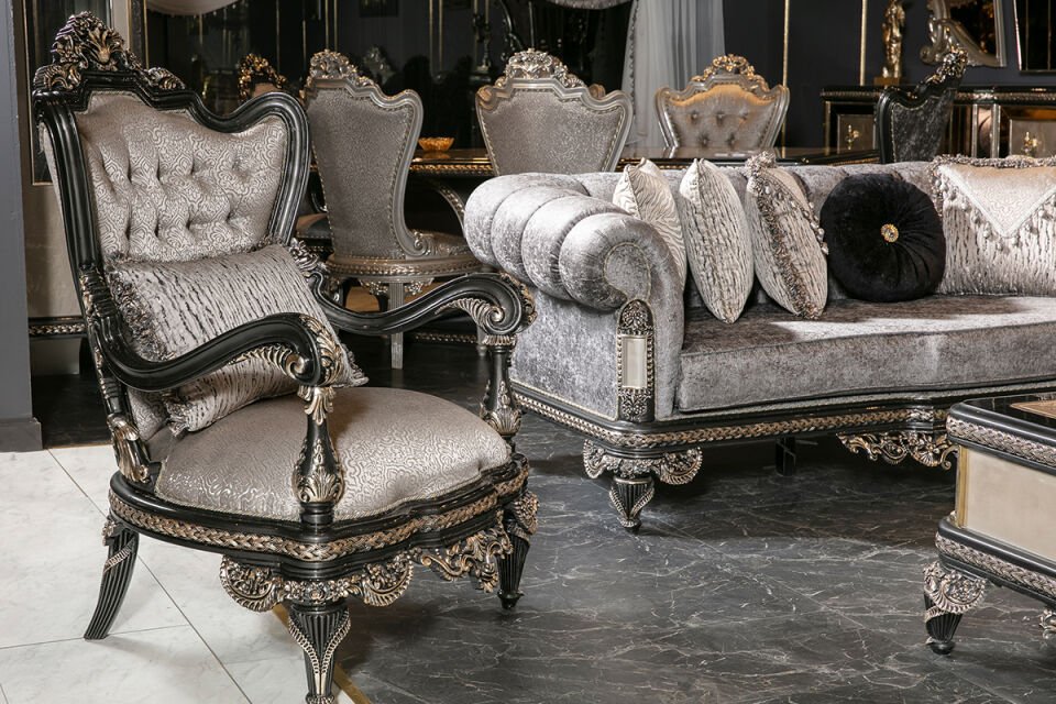 Inci Classic Sofa Set