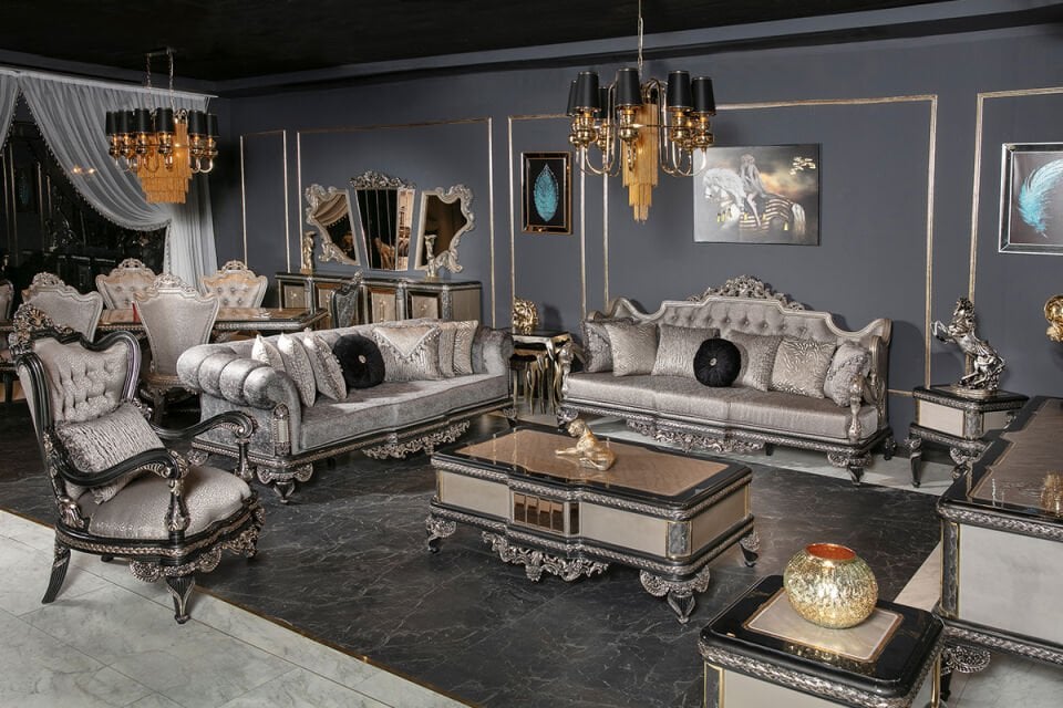 Inci Classic Sofa Set
