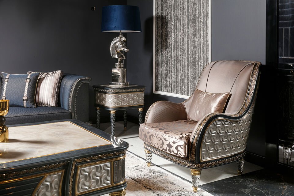Krystal Luxury Sofa Set