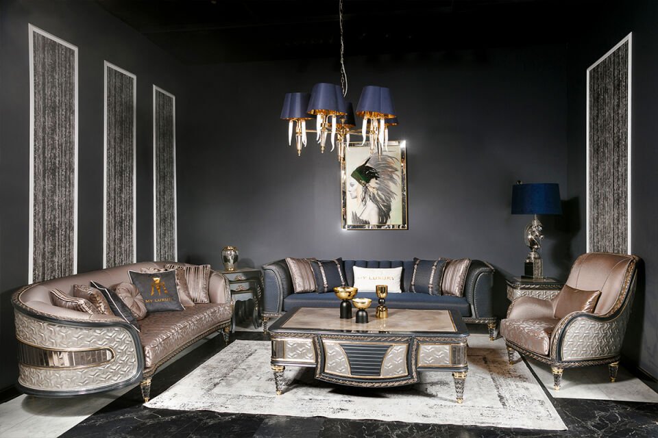Krystal Luxury Sofa Set