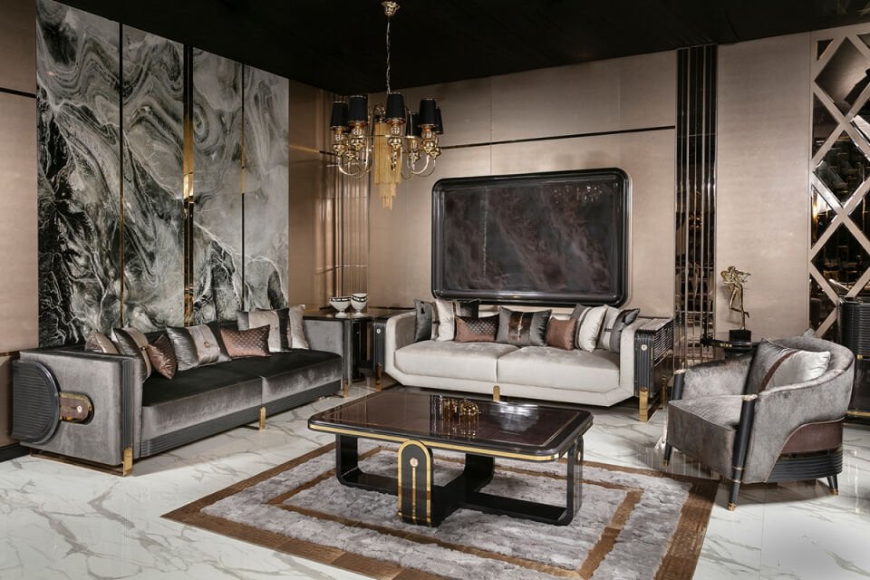 Monna Luxury Sofa Set