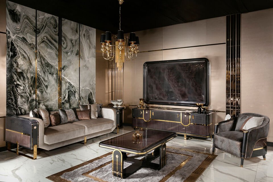 Monna Luxury Sofa Set