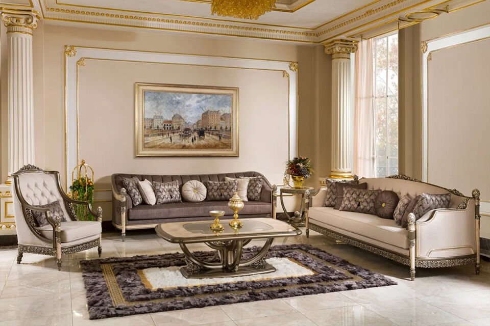 Perla Luxury Sofa Set