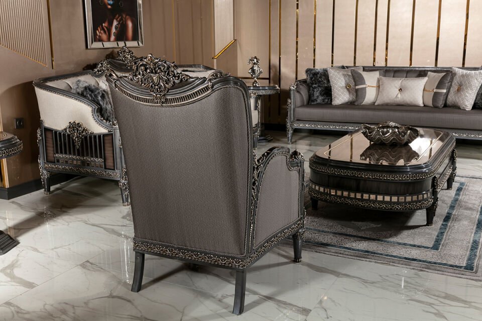 Klassisches Queen-Sofa-Set